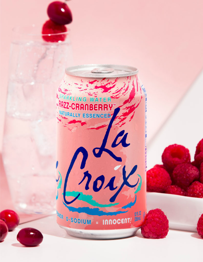 Natural LaCroix Razz-Cranberry Sparkling Water
